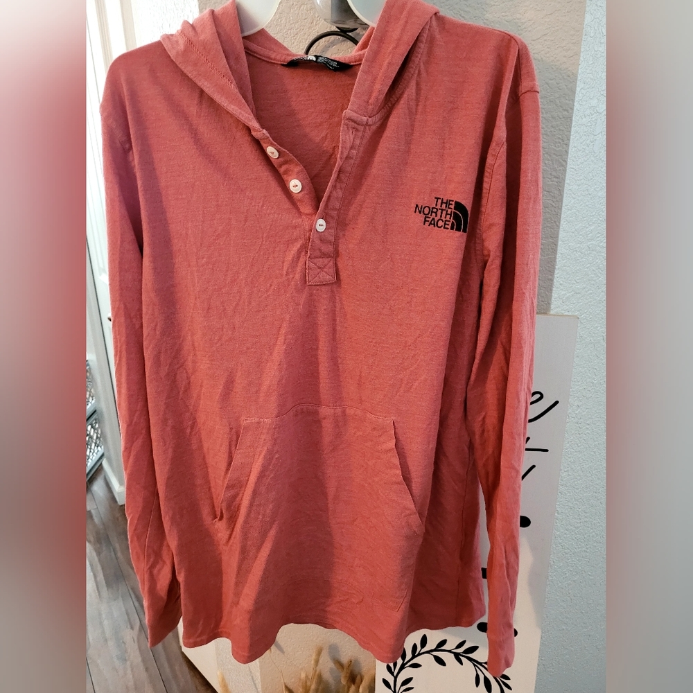 Northface long sleeve w/ hood - men's medium